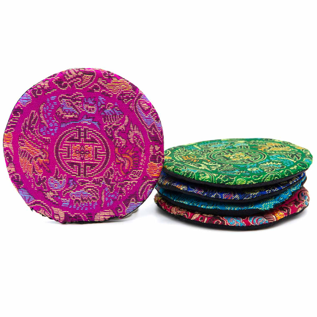 Small Brocade Singing Bowl Cushion-Siesta Crafts