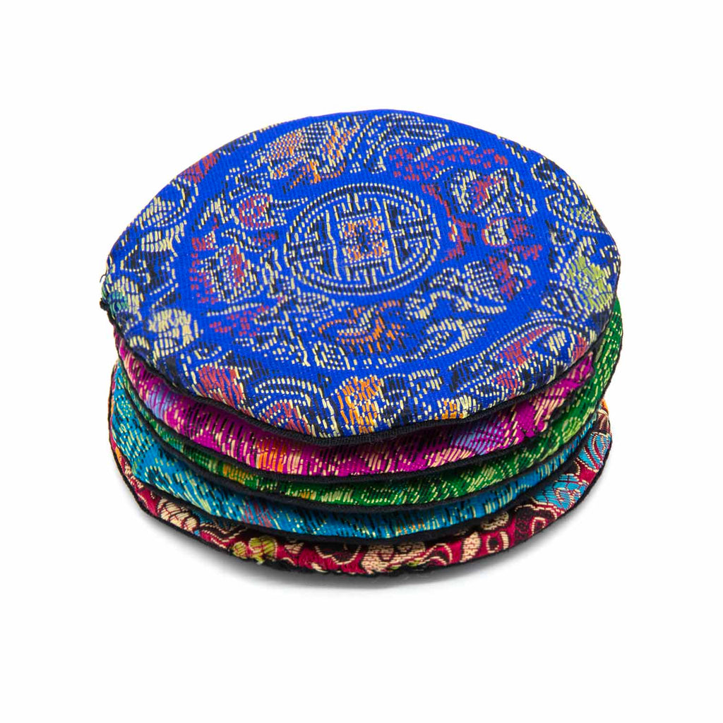 Small Brocade Singing Bowl Cushion-Siesta Crafts