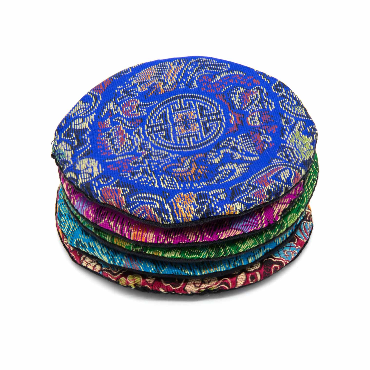 Small Brocade Singing Bowl Cushion-Siesta Crafts