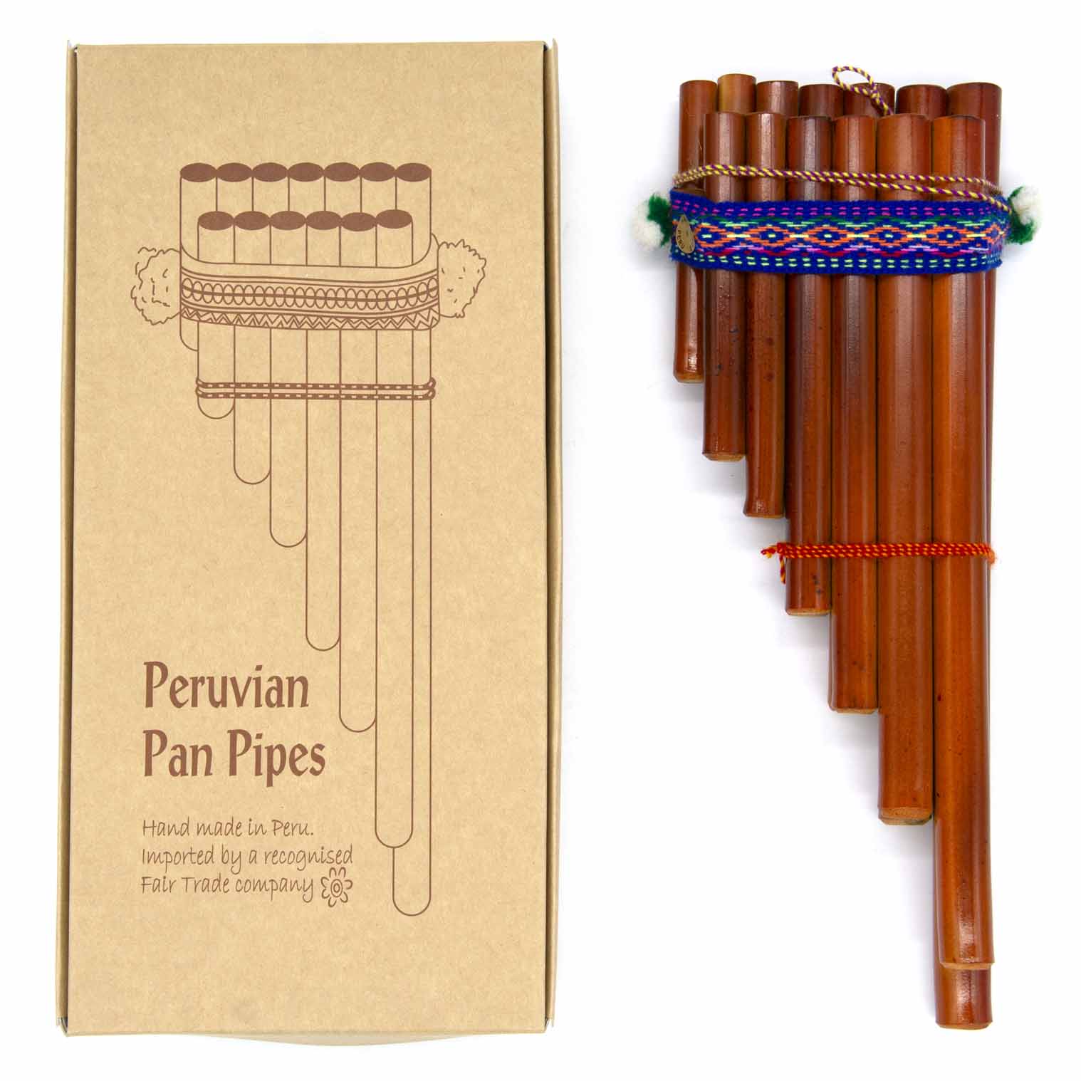 Medium Zampona - Double Row Pan Pipes-Siesta Crafts