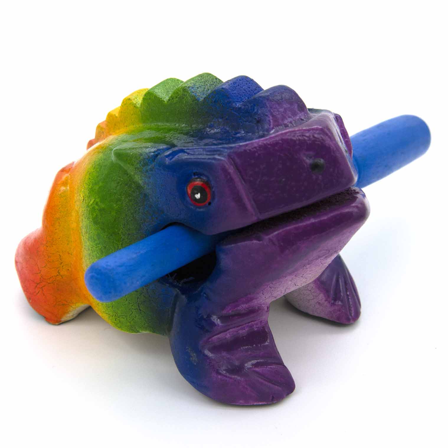 Rainbow Croaking Frog Guiro-Siesta Crafts