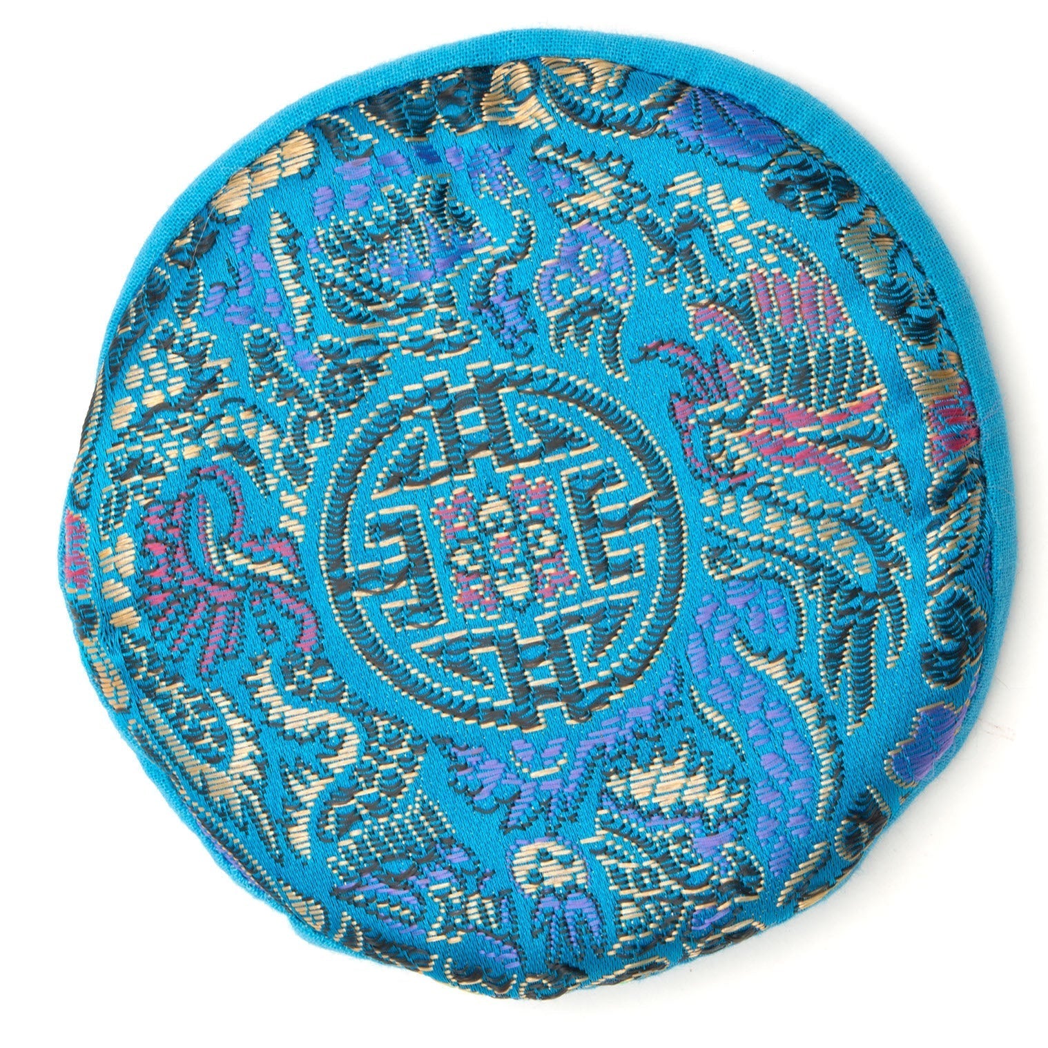 Small Brocade Singing Bowl Cushion-Siesta Crafts